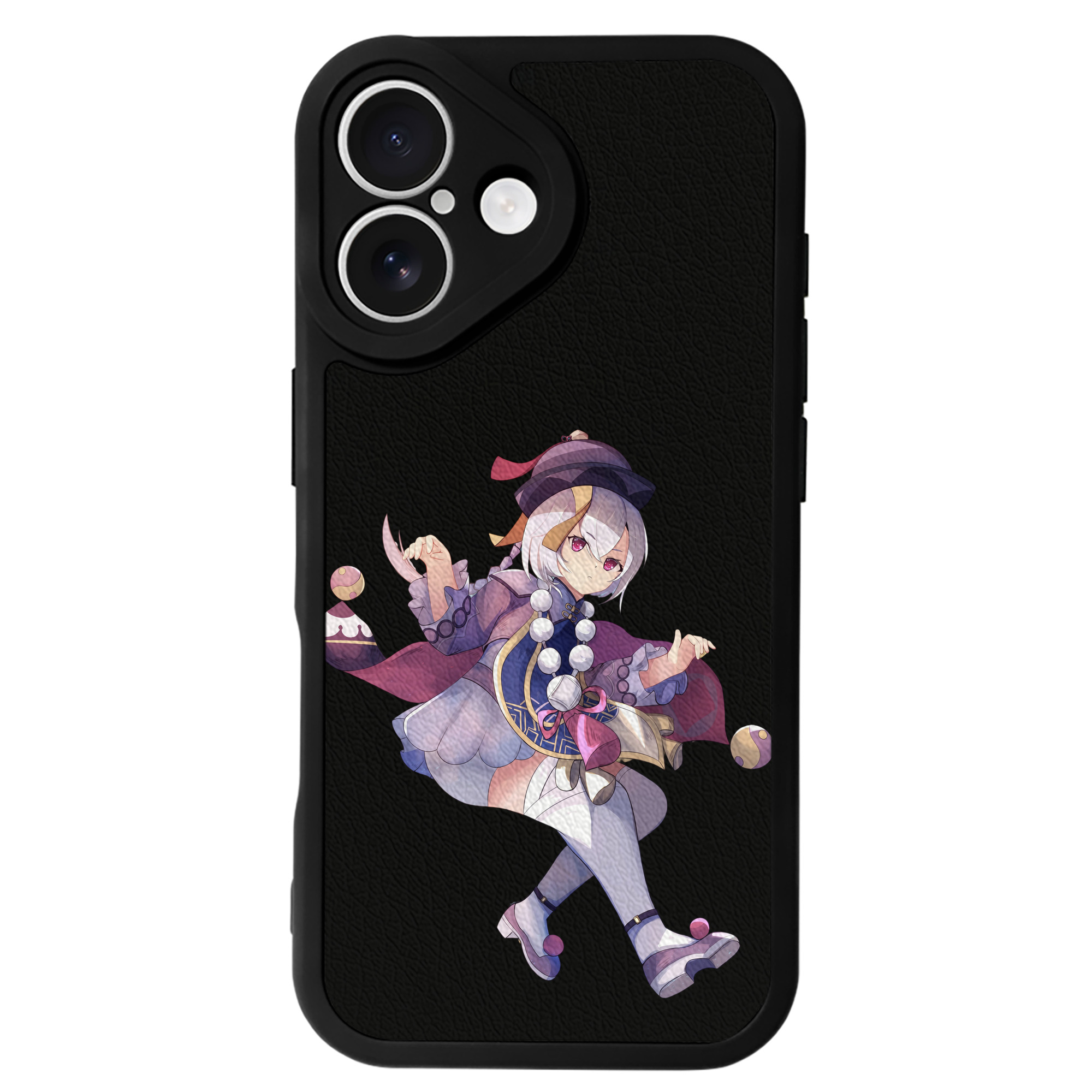 げんし神 七七 なな  genshin Nana 【iPhone 16シリーズ対応】シリコンスマホケース（レザー調） 材質：シリコン